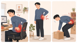 허리 통증의 원인 — 어디서 왔는지가 중요하다