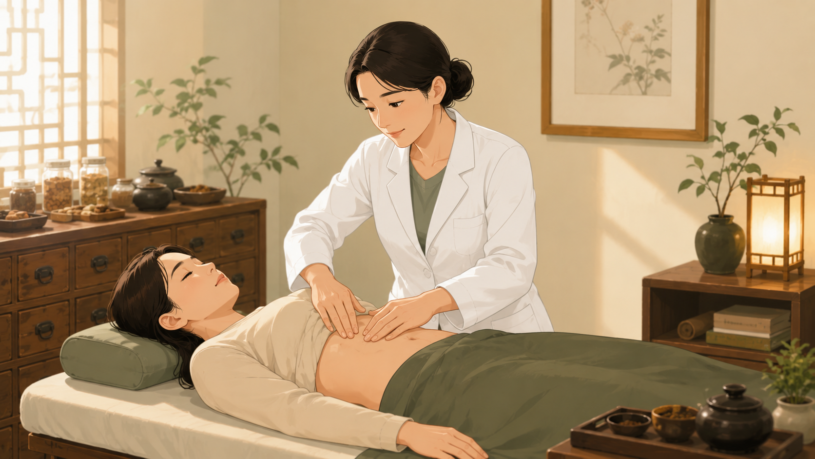배를 눌러 보는 이유 — 복진으로 알 수 있는 것