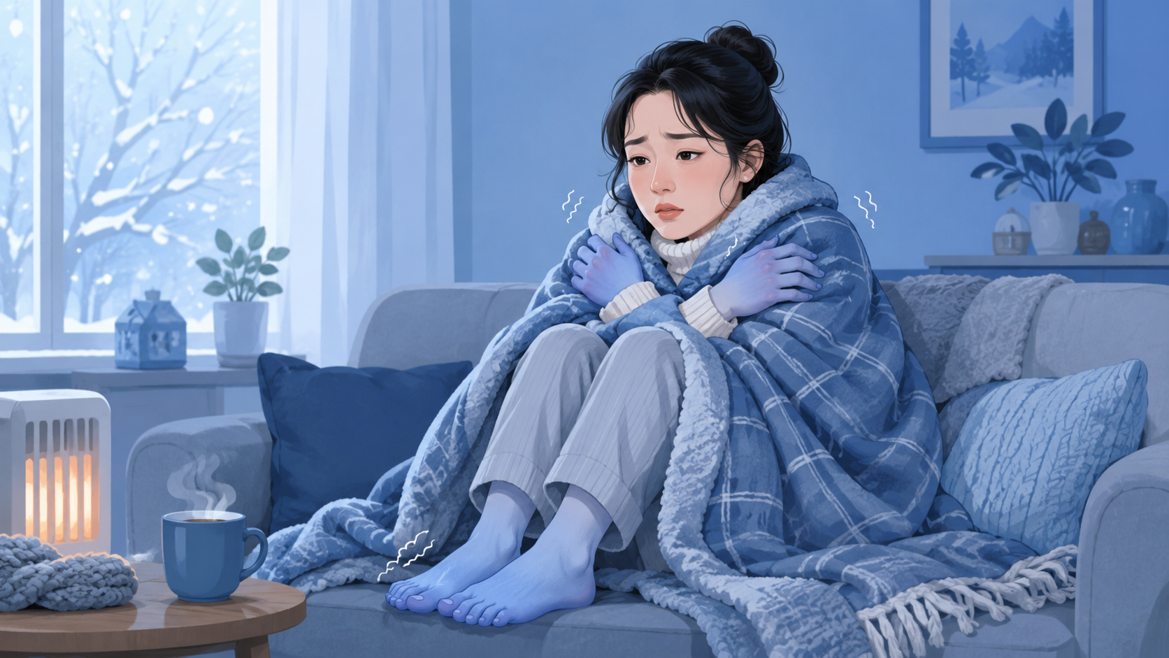 손발이 차가운 이유 — 한의학에서 본 수족냉증