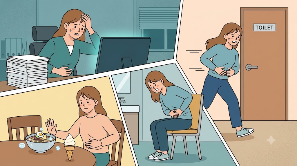 설사가 자주 반복될 때 — 원인별 대처법