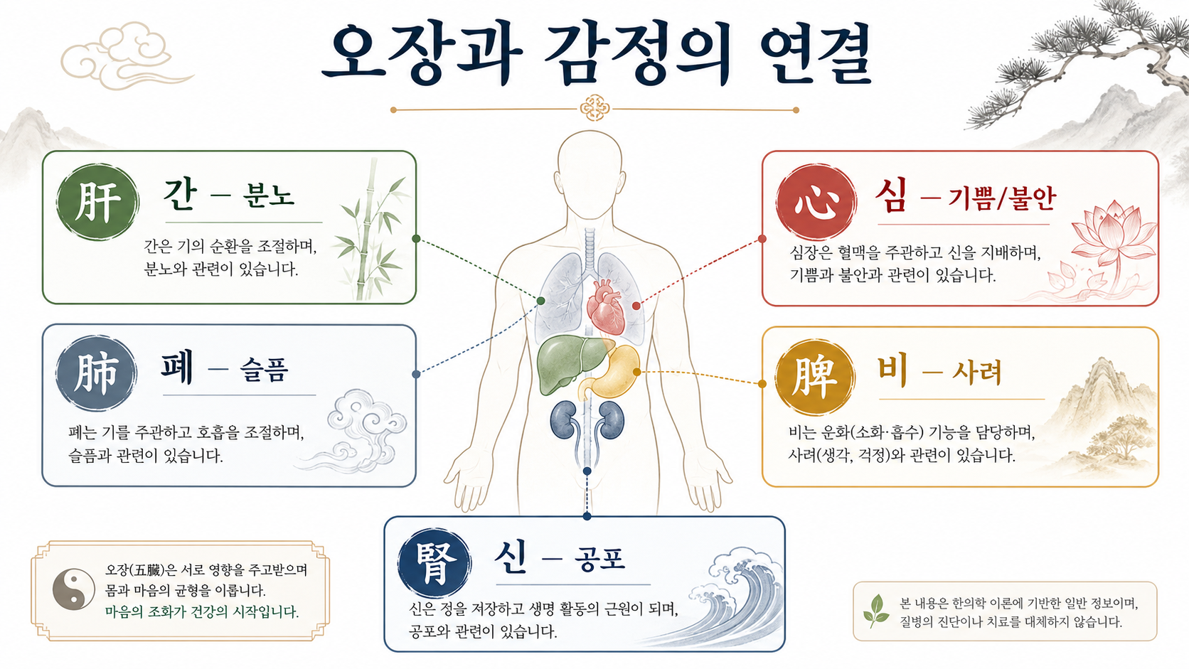 칠정오장 인포그래픽