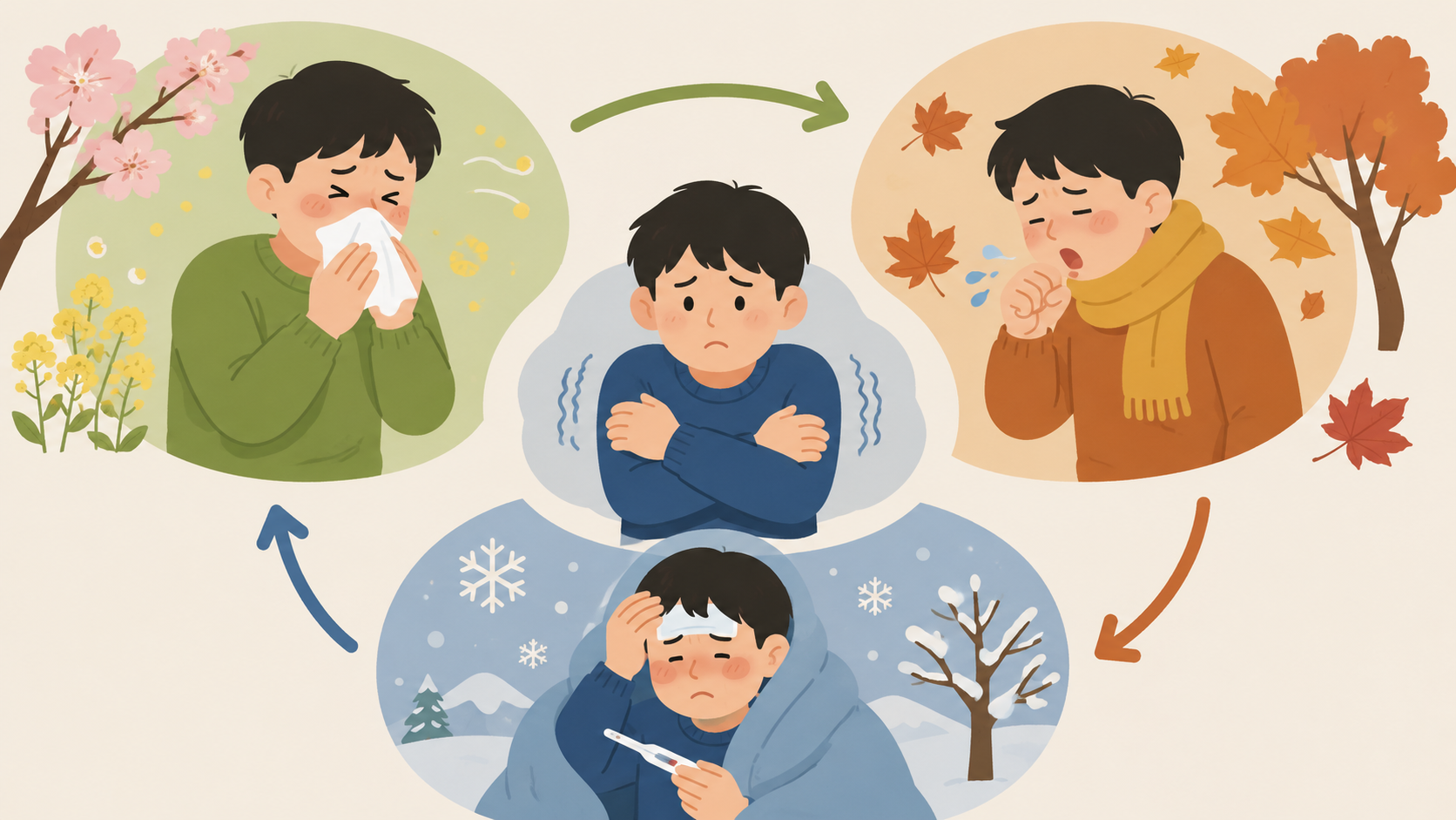 환절기마다 아프다면 — 면역력 높이는 한방 루틴