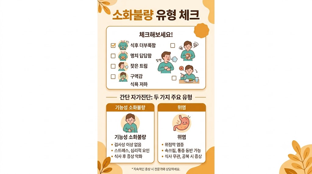 기능성 소화불량 인포그래픽