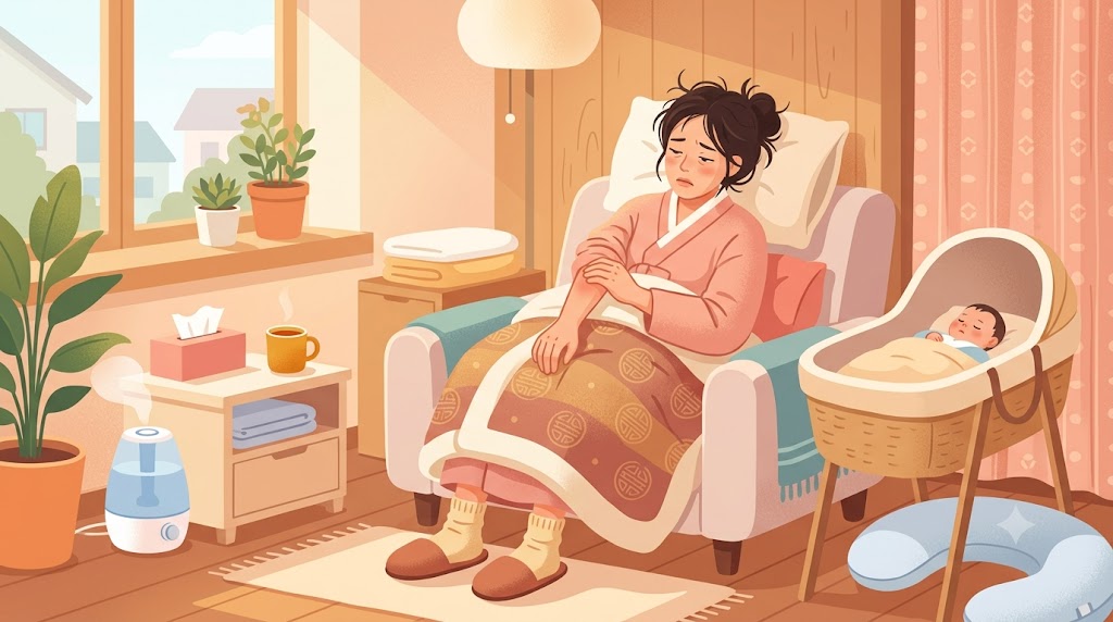 산후풍과 산후 회복 — 출산 후 몸이 보내는 신호