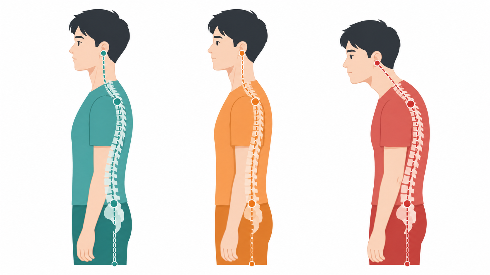 일자목·거북목 — 단순 자세 문제가 아닌 이유