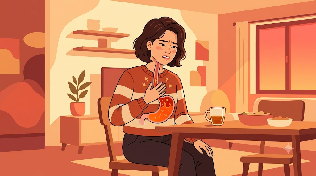 속쓰림·신물이 올라온다 — 역류성 식도염 한방 관리