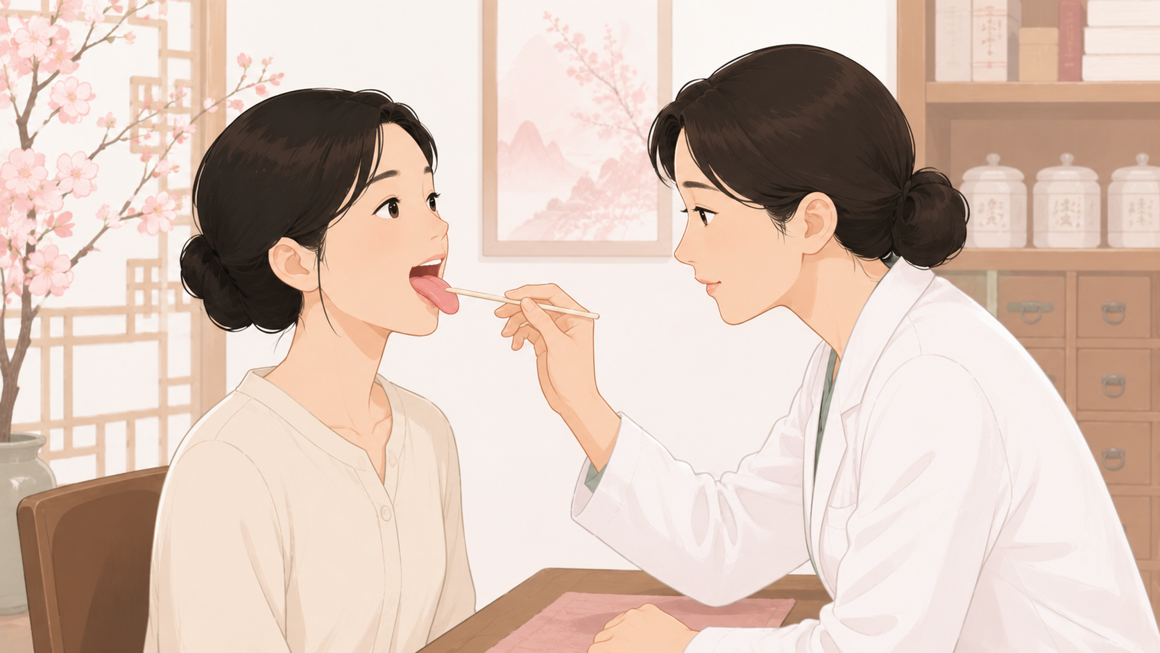 혀를 내밀어 달라는 이유 — 설진으로 알 수 있는 것