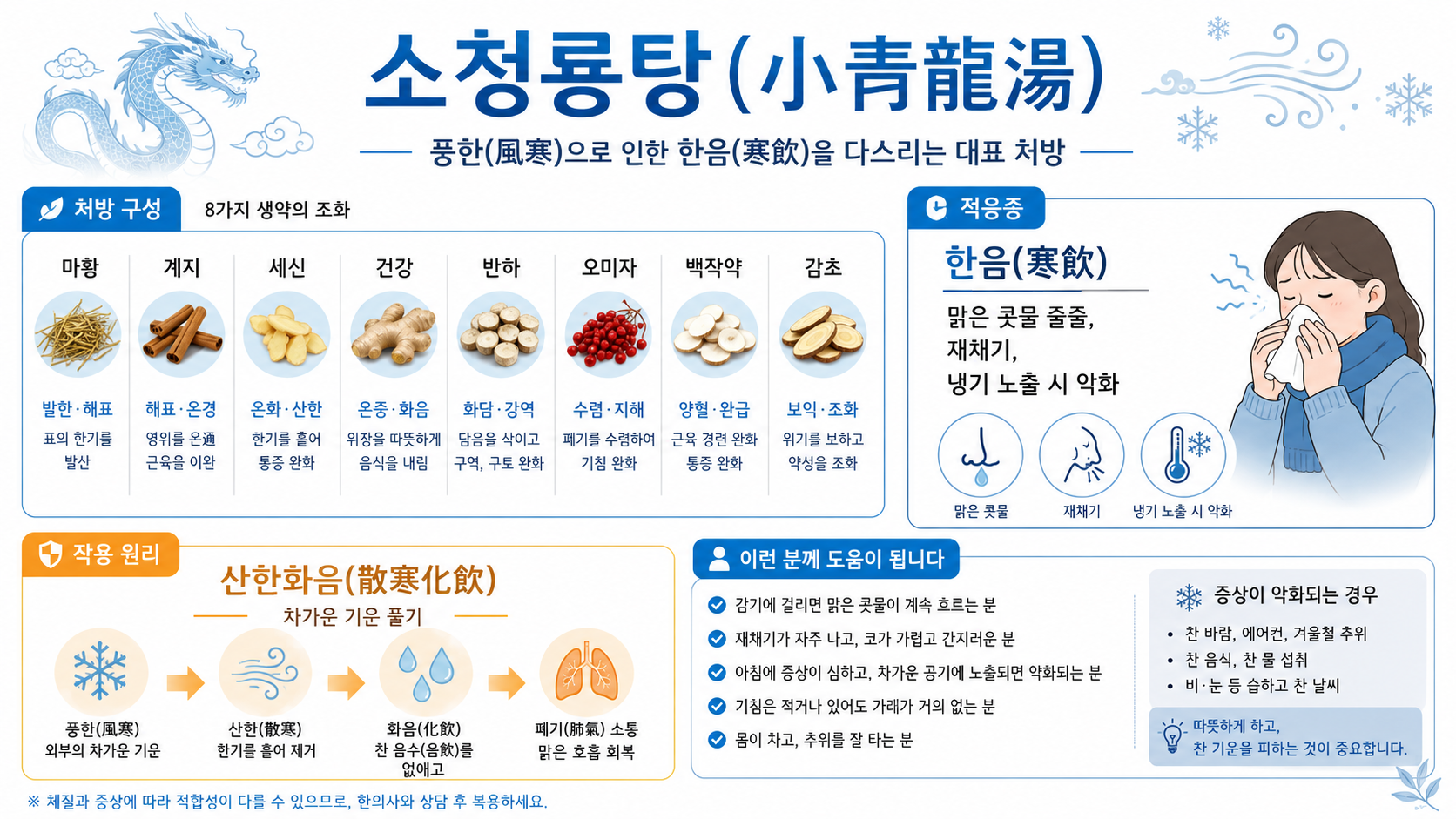 소청룡탕 인포그래픽