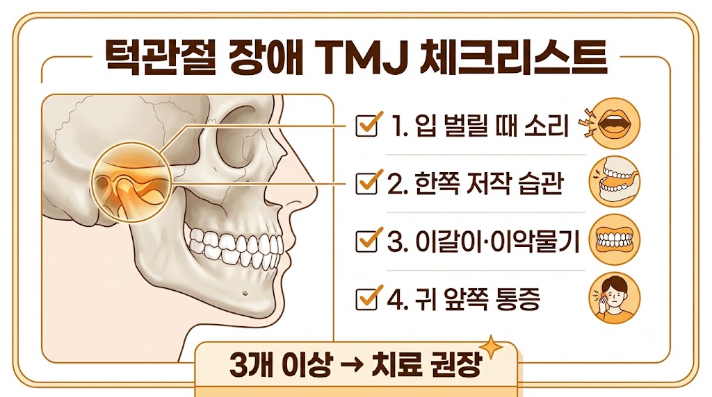 턱관절 TMJ 인포그래픽
