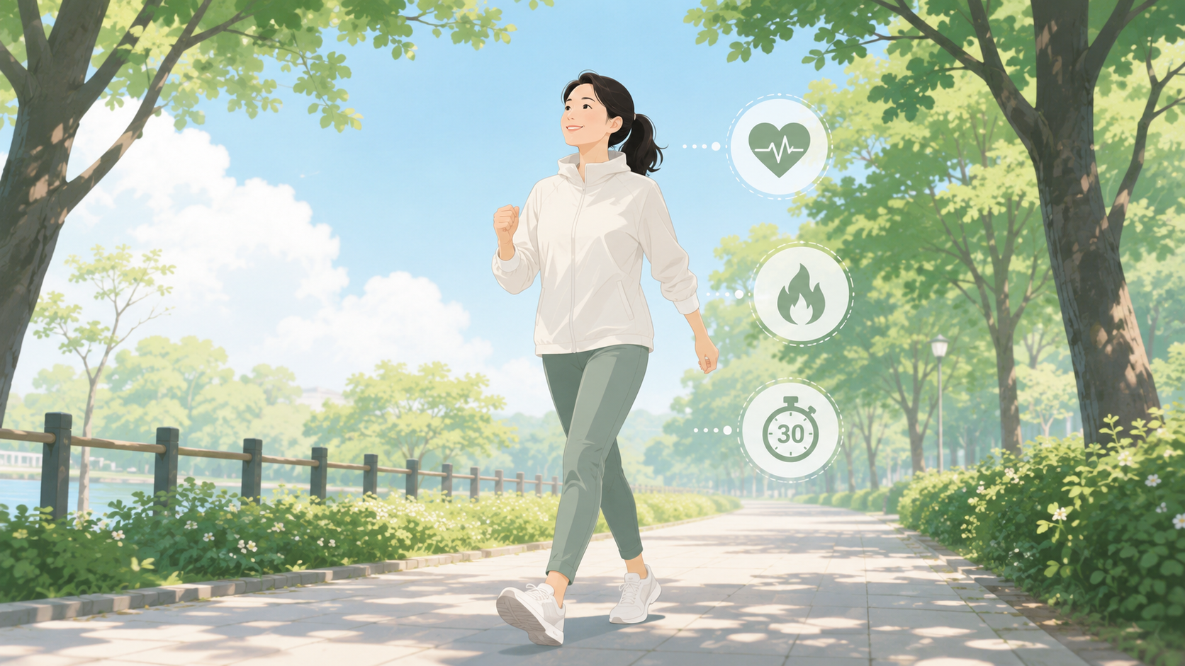 걷기 운동과 한방 치료 병행 — 회복을 앞당기는 조합