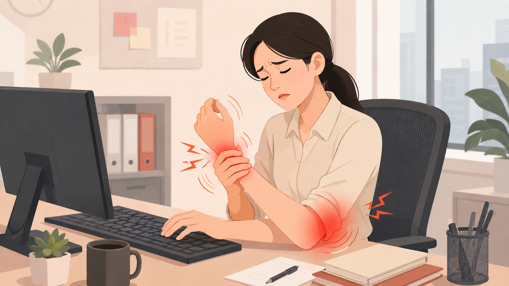 손목·팔꿈치 과사용 통증 — 테니스 엘보·손목 건초염