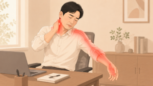 인천 송도 목디스크 증상 - 목에서 팔로 내려오는 저림