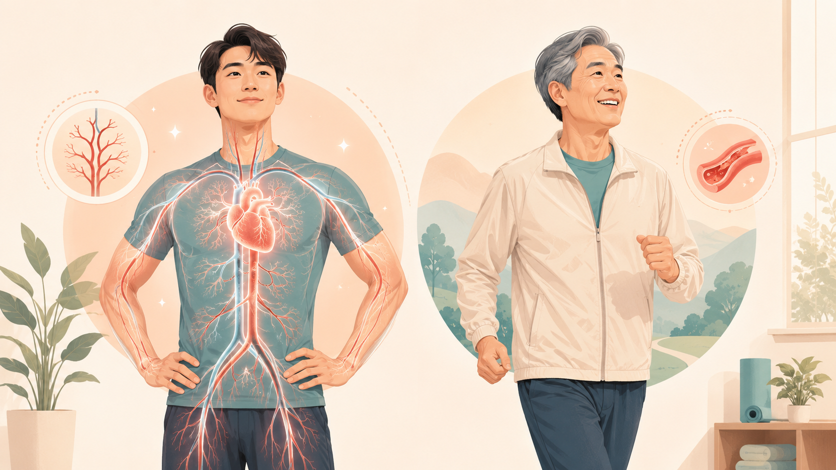 혈관나이측정기 혈관 나이 분석 — 더율한의원 보유 장비