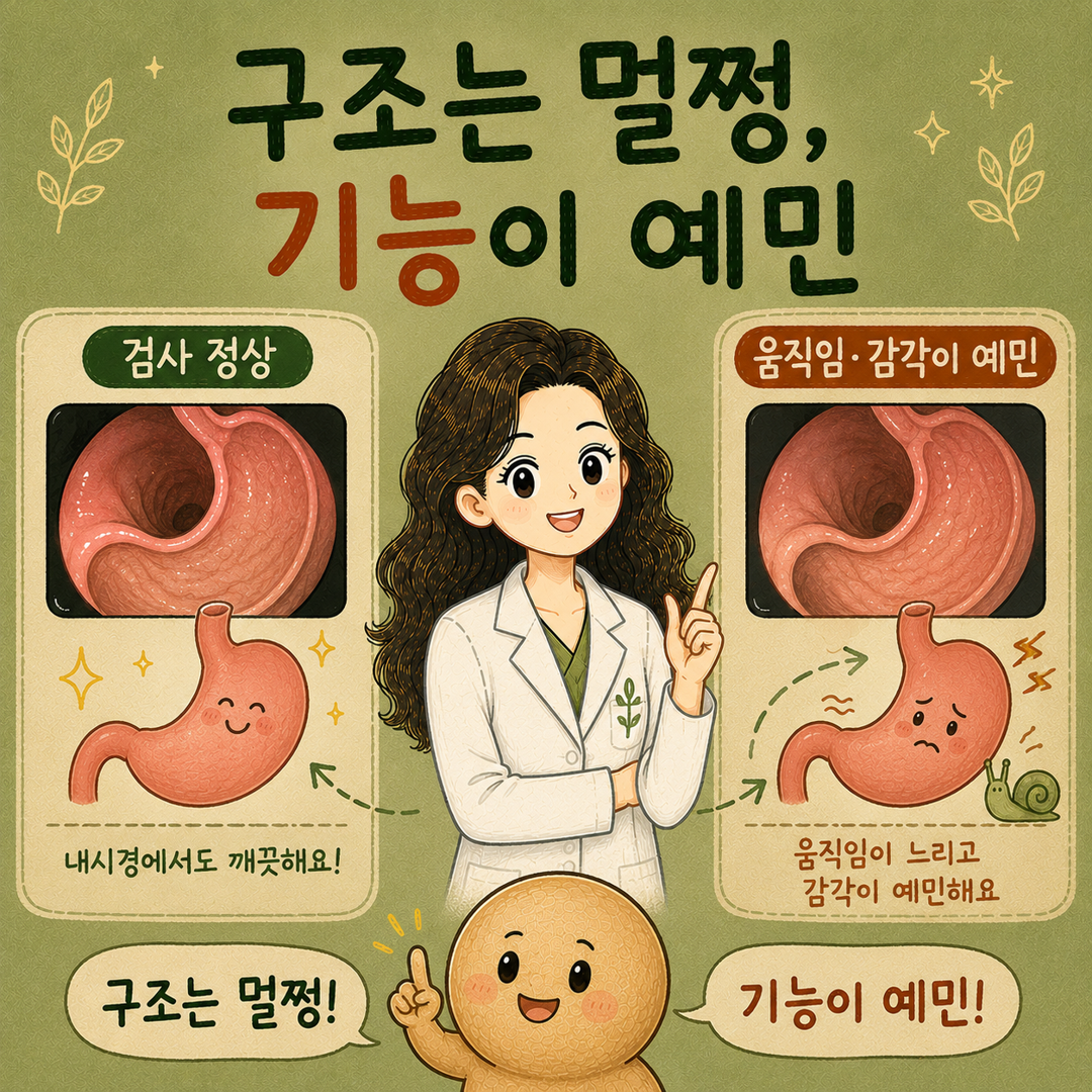 인천송도 더율한의원 기능성 소화불량 - 검사는 정상인데 더부룩한 속