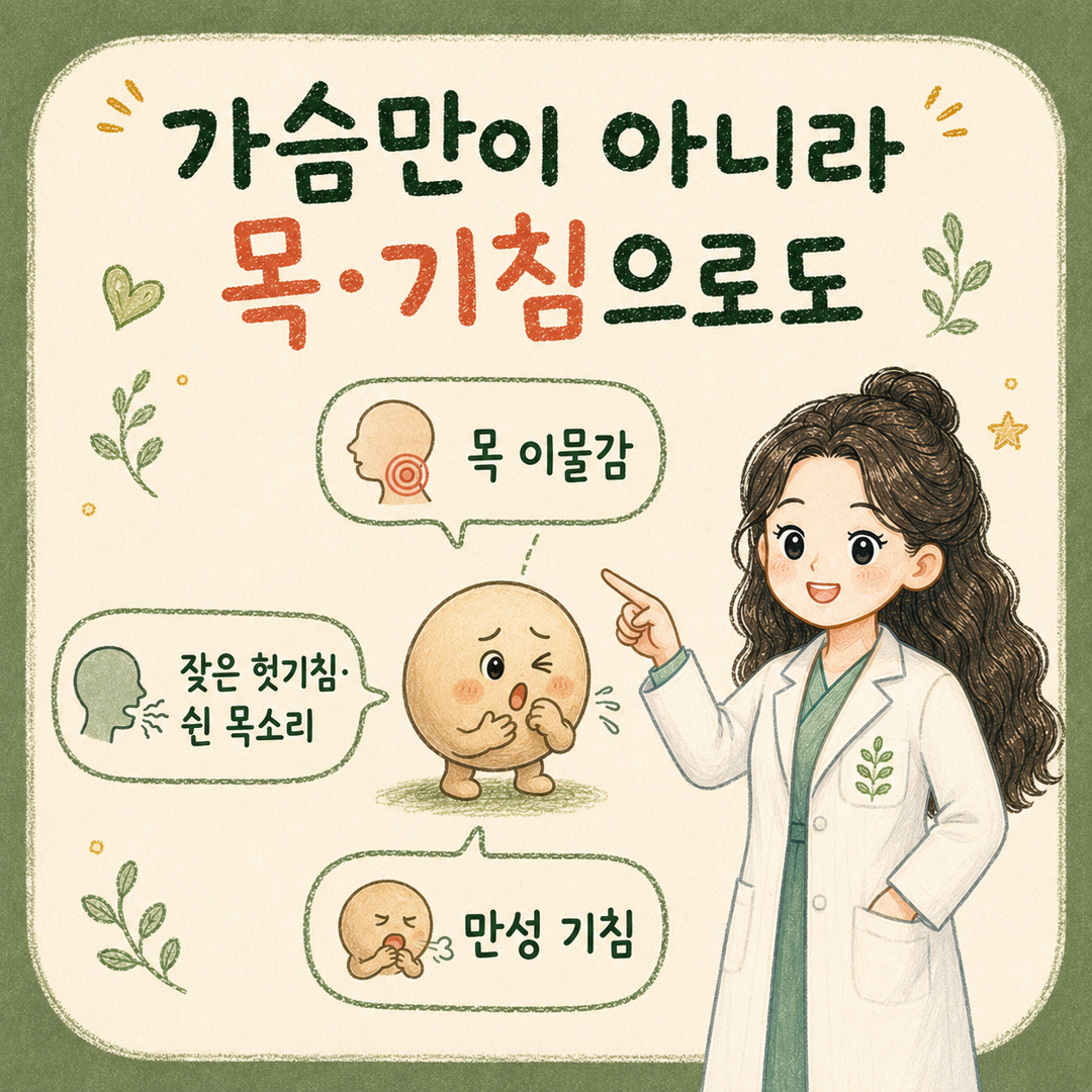 인천송도 더율한의원 한방에서 보는 역류성 식도염 - 위기상역