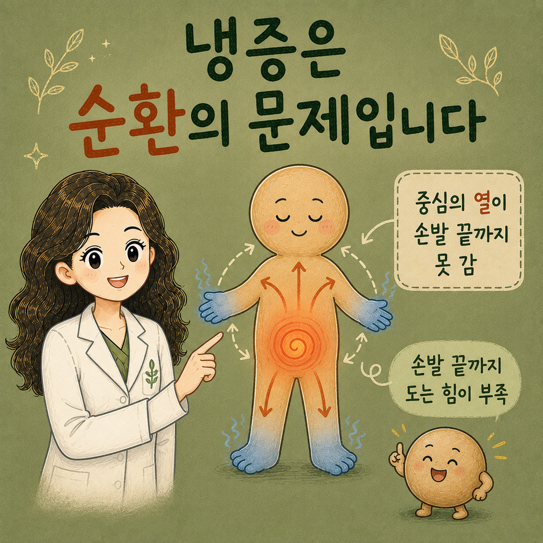 인천송도 더율한의원 수족냉증 아랫배 냉증 - 손발이 차고 시린 이유