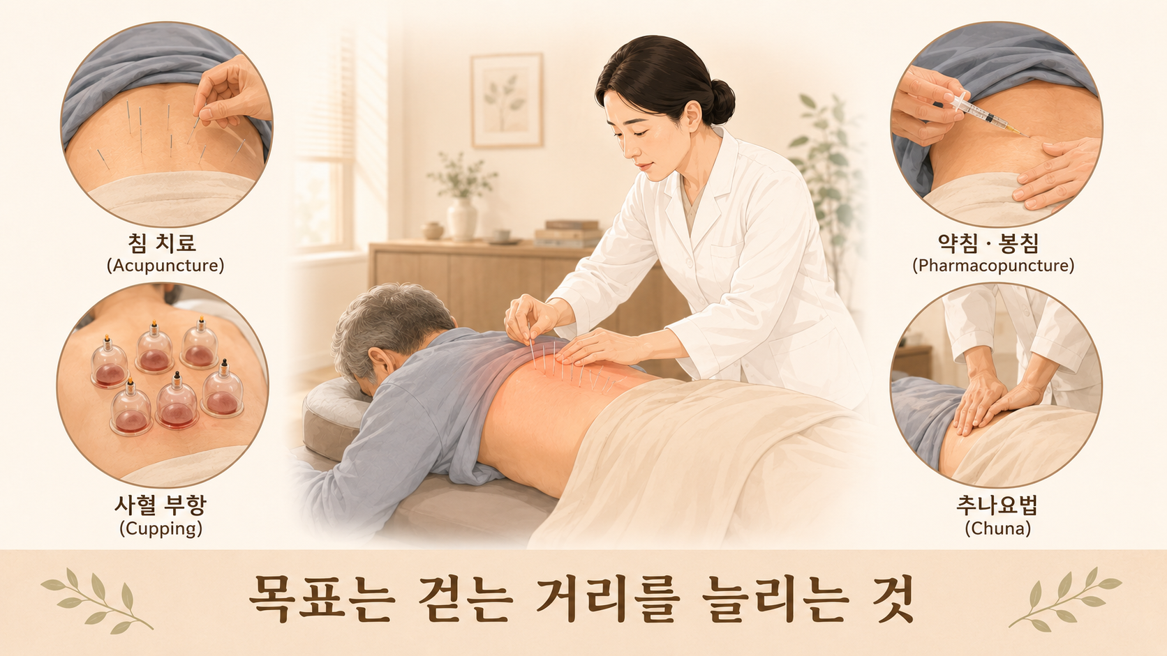 인천 송도한의원 더율한의원 척추관협착증 치료 - 침, 사혈 부항, 약침