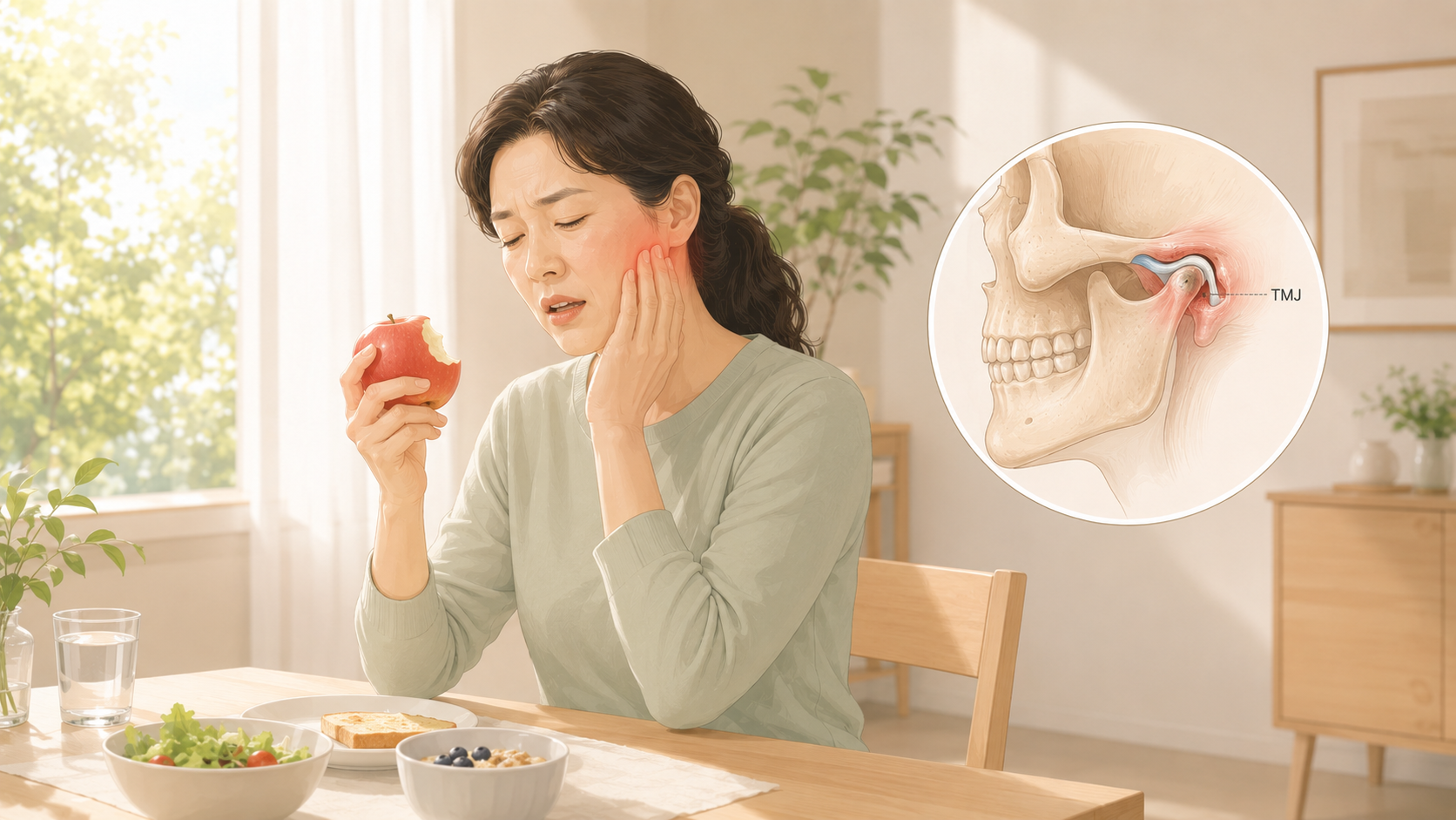 인천송도 더율한의원 턱관절장애 증상 안내 이미지