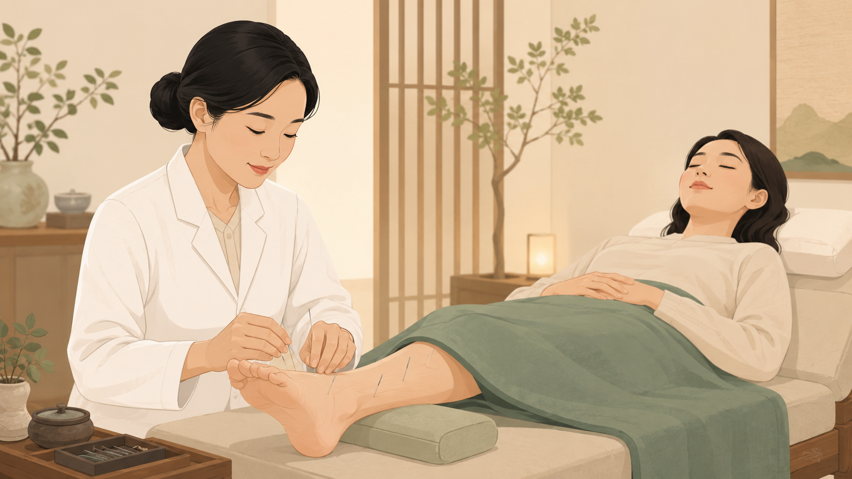 족저근막염 침 치료