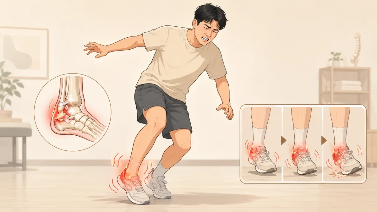 발목을 자주 삐는 이유 — 만성 발목 불안정성