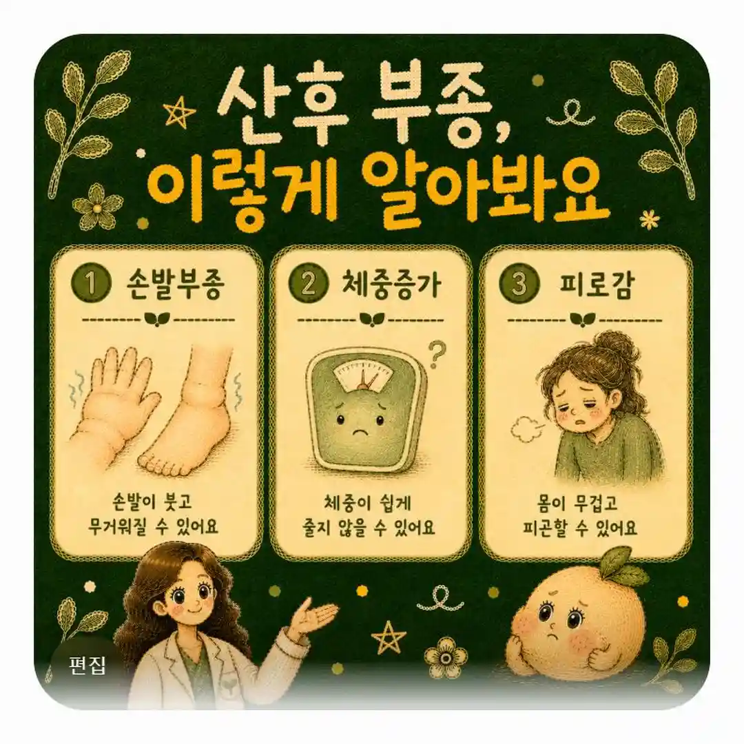 산후 부종 상담 - 인천 송도 더율한의원