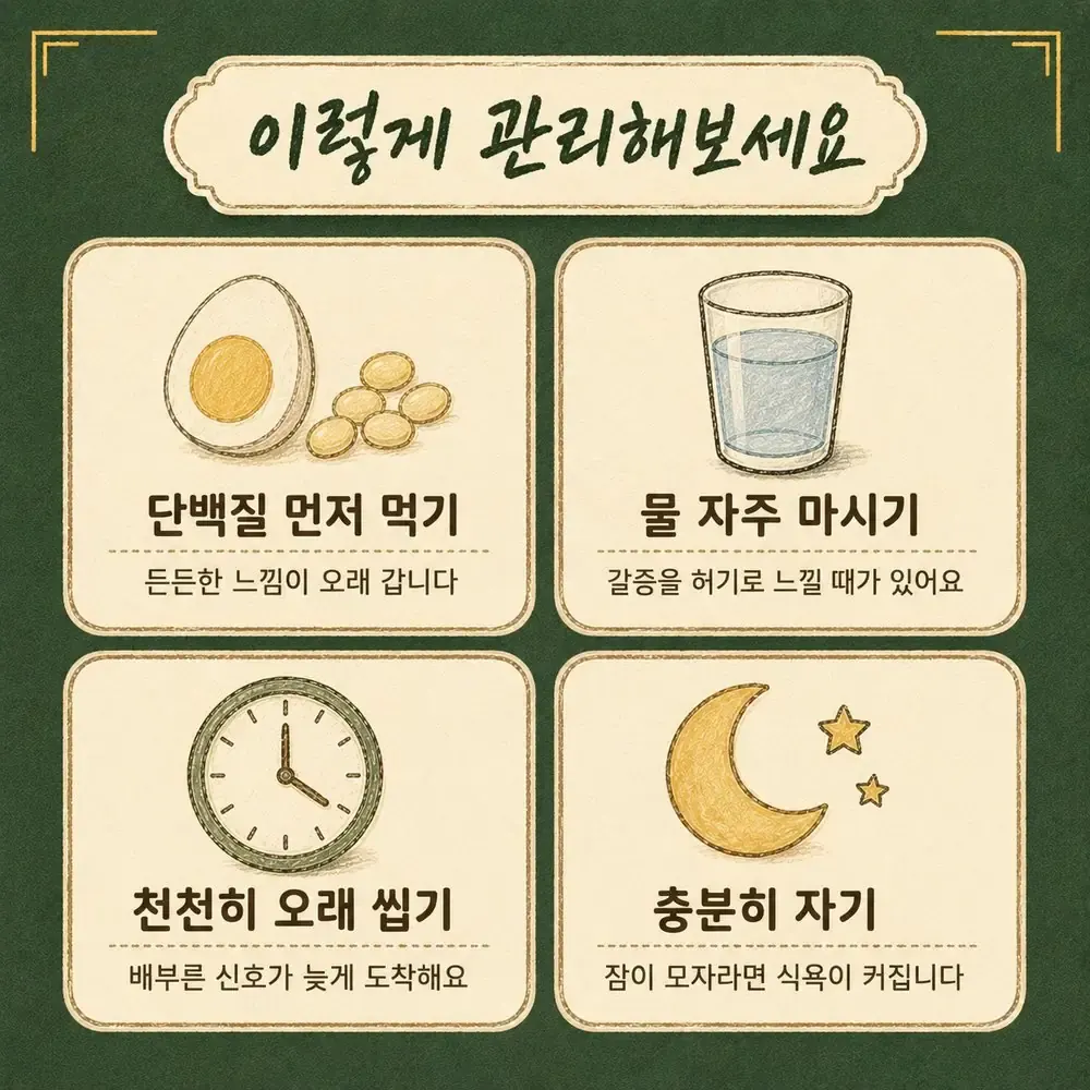 잦은 허기 상담 - 인천 송도 더율한의원