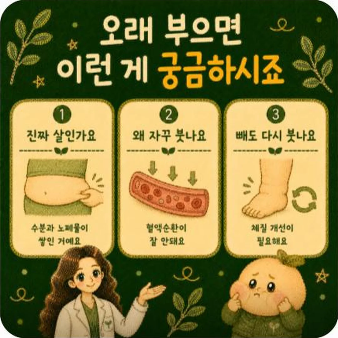 저녁 다리 부종 상담 - 인천 송도 더율한의원