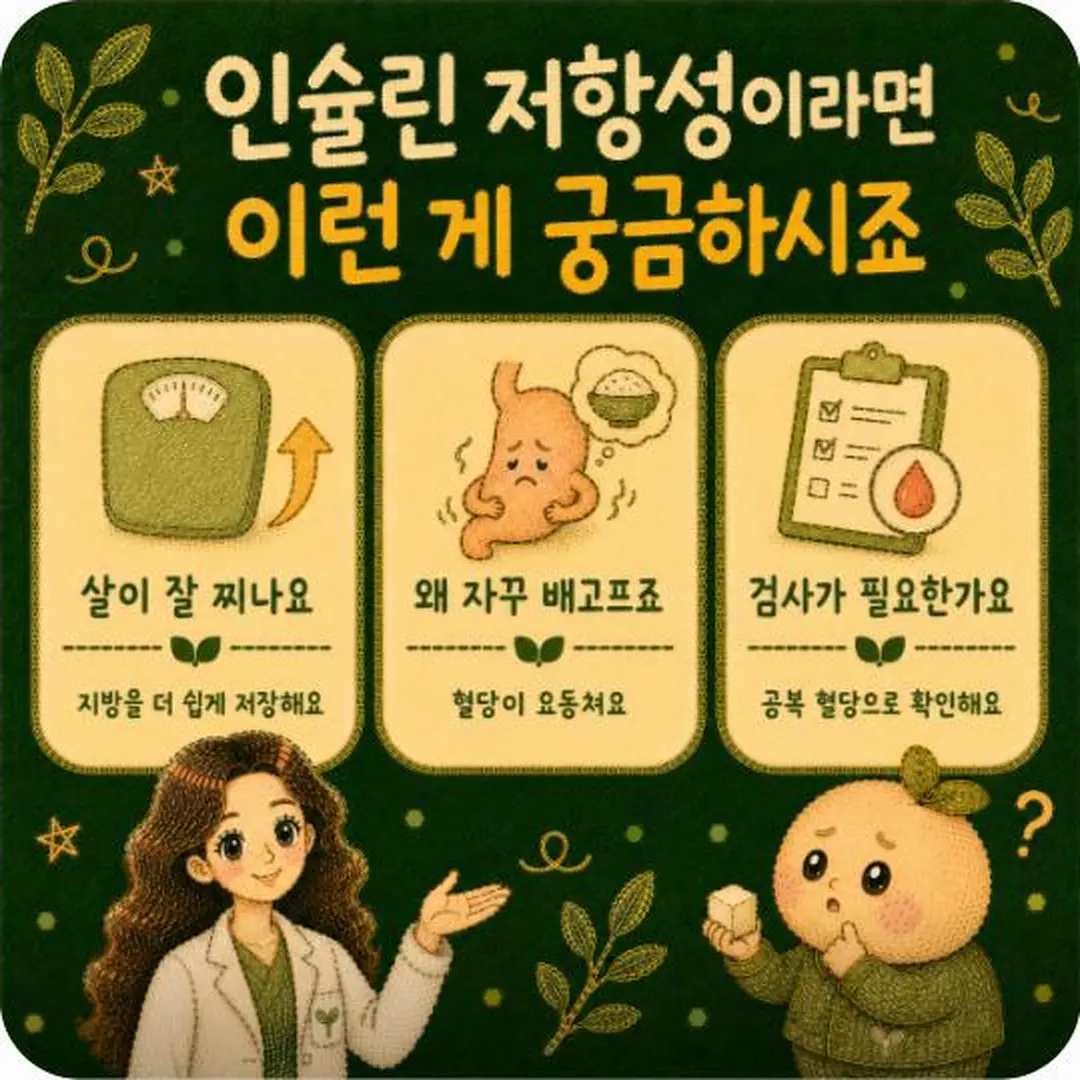 인슐린 저항성 상담 - 인천 송도 더율한의원