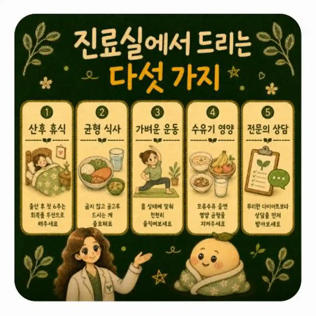 산후 체중 관리 상담 - 인천 송도 더율한의원