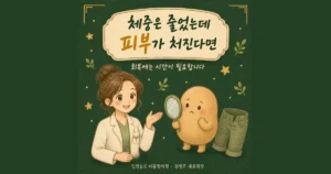 다이어트 후 피부 처짐 상담 - 인천 송도 더율한의원