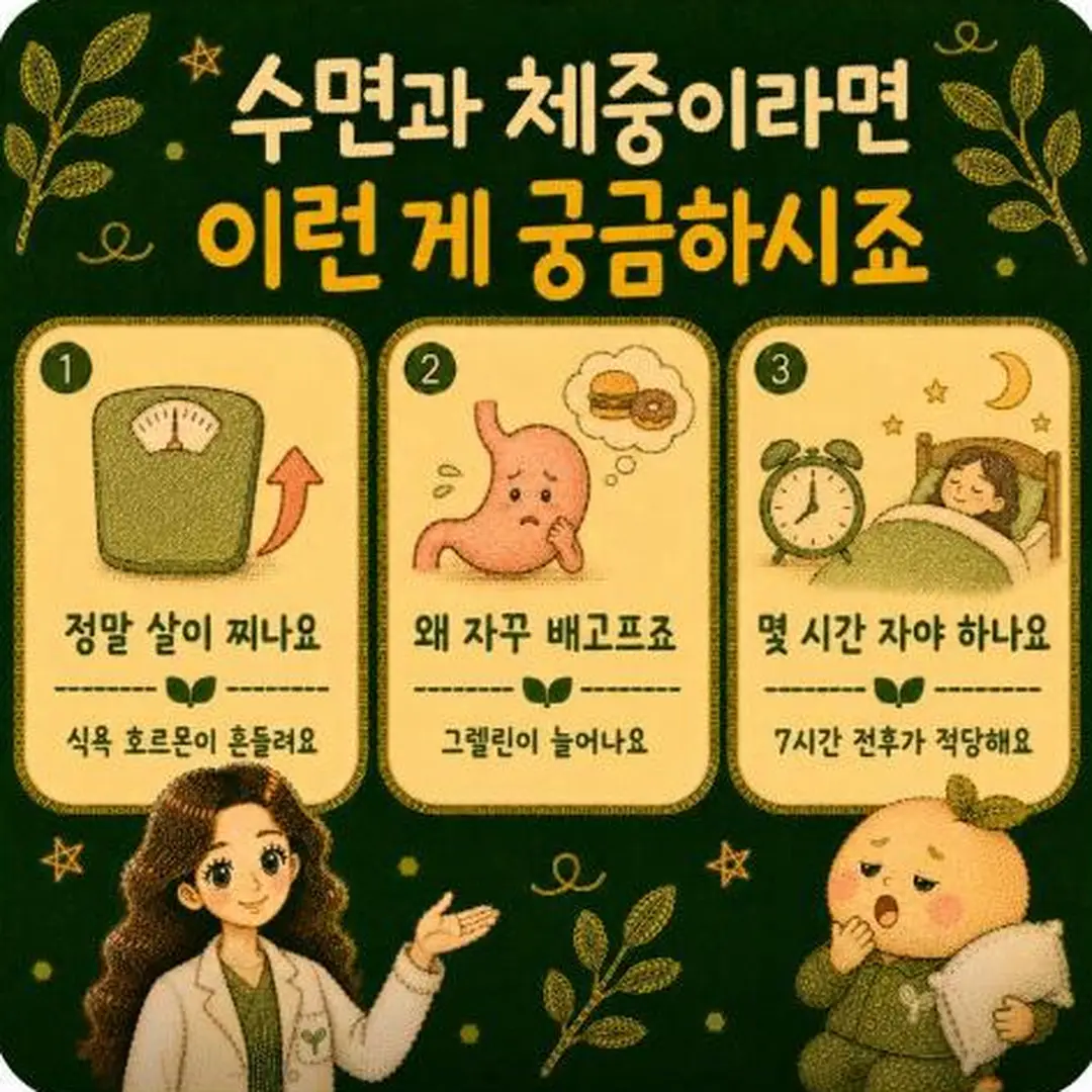 수면과 체중 상담 - 인천 송도 더율한의원