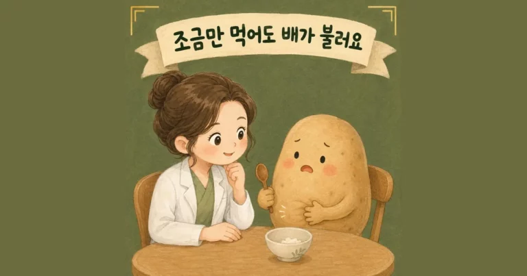 조기 포만감 한방치료 - 인천 송도 더율한의원