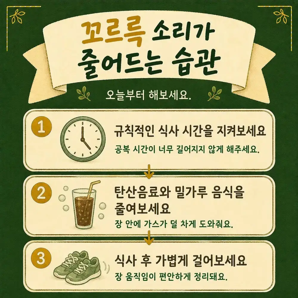 배에서 소리가 나는 증상 한방치료 - 인천 송도 더율한의원