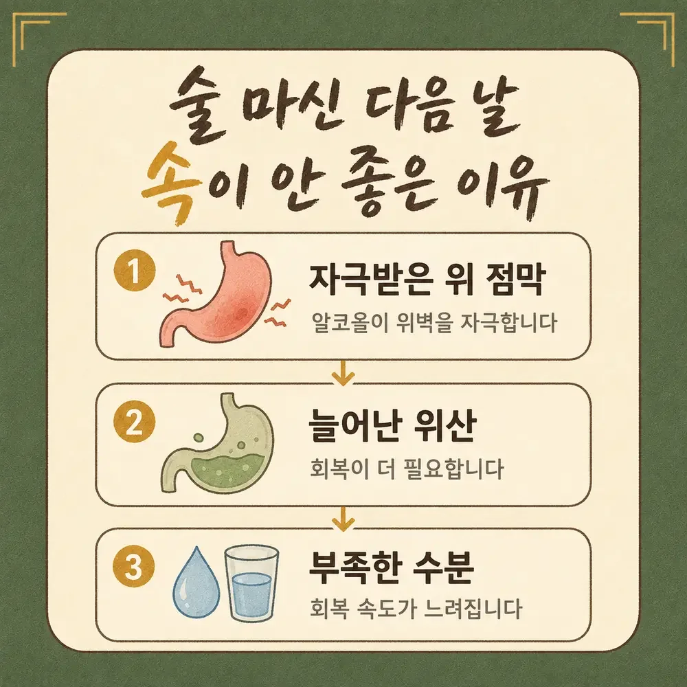 숙취 속쓰림 상담 - 인천 송도 더율한의원