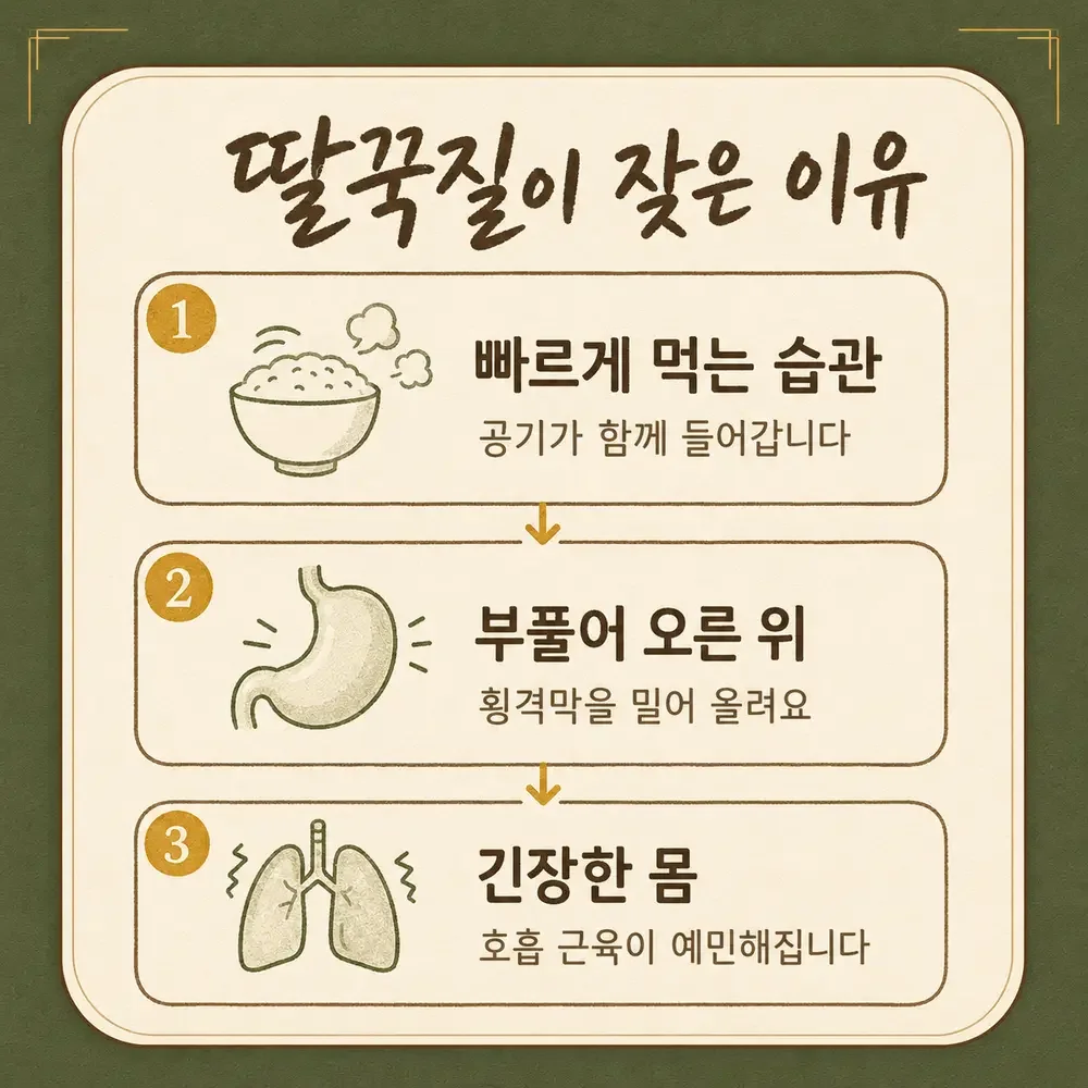 잦은 딸꾹질 한방치료 - 인천 송도 더율한의원