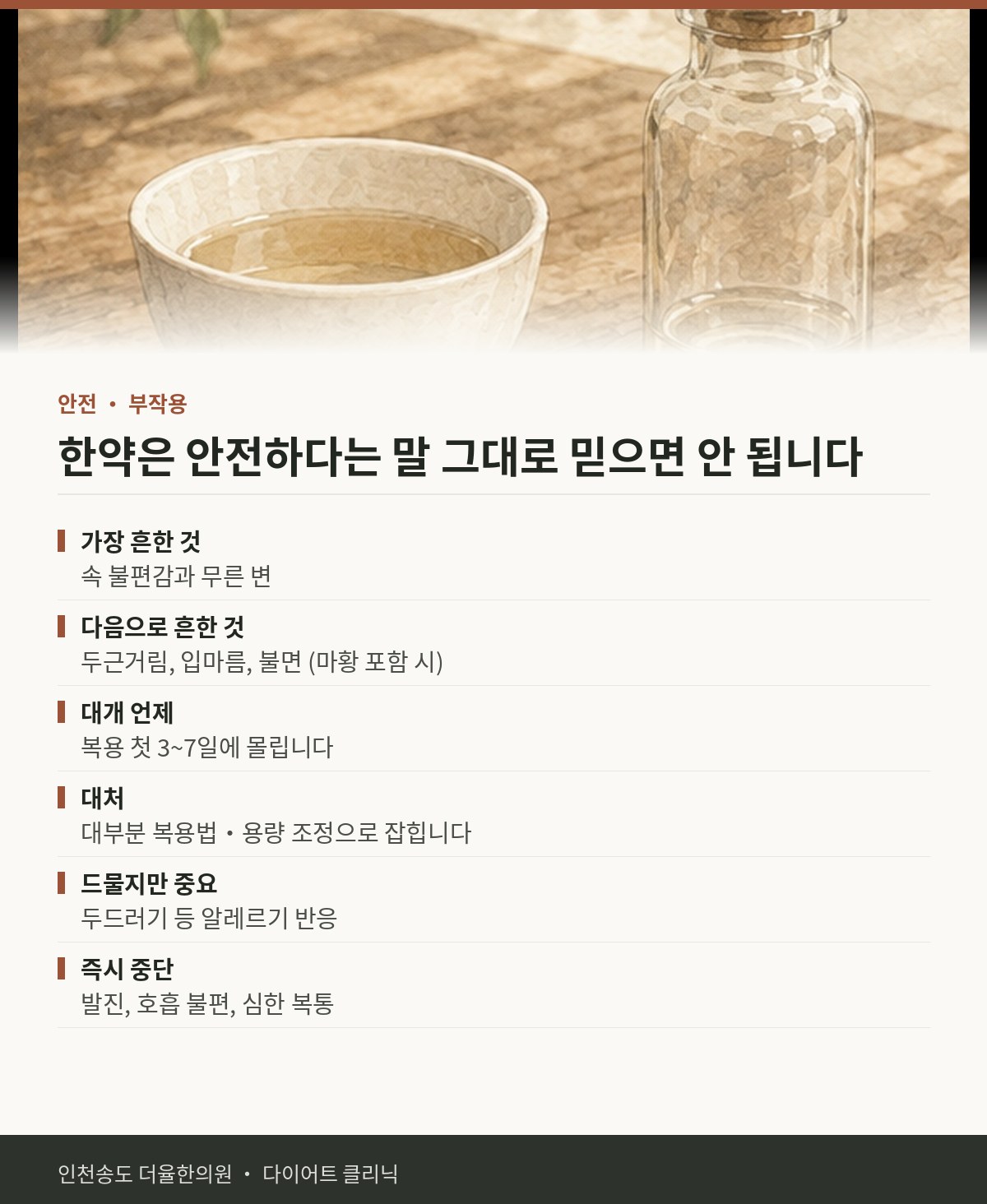 한약은 안전하다는 말 그대로 믿으면 안 됩니다 핵심 정리