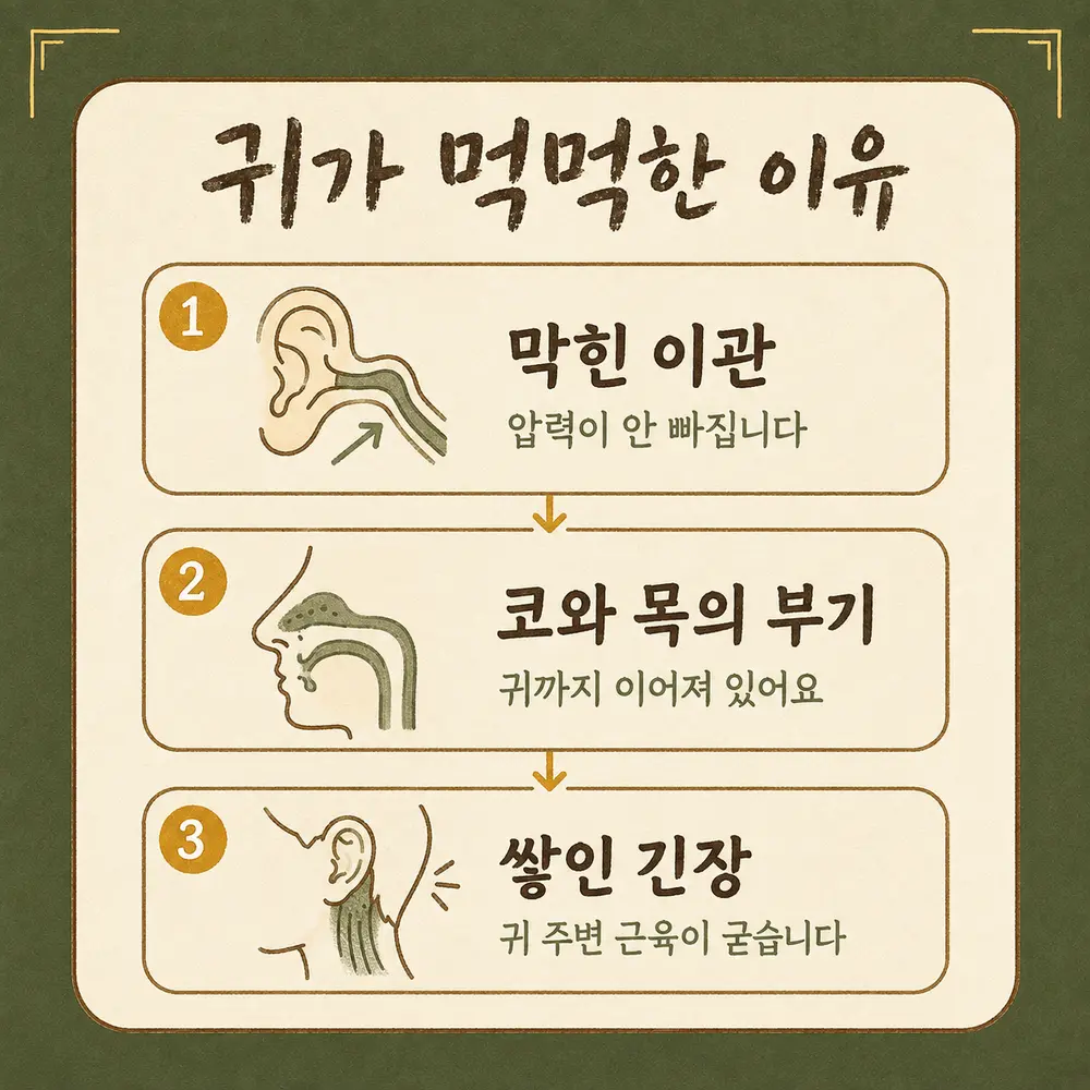 귀 먹먹함 한방치료 - 인천 송도 더율한의원