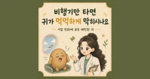 비행기 귀 통증 한방치료 - 인천 송도 더율한의원