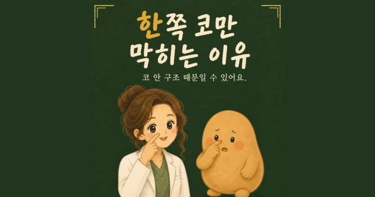한쪽 코막힘 한방치료 - 인천 송도 더율한의원