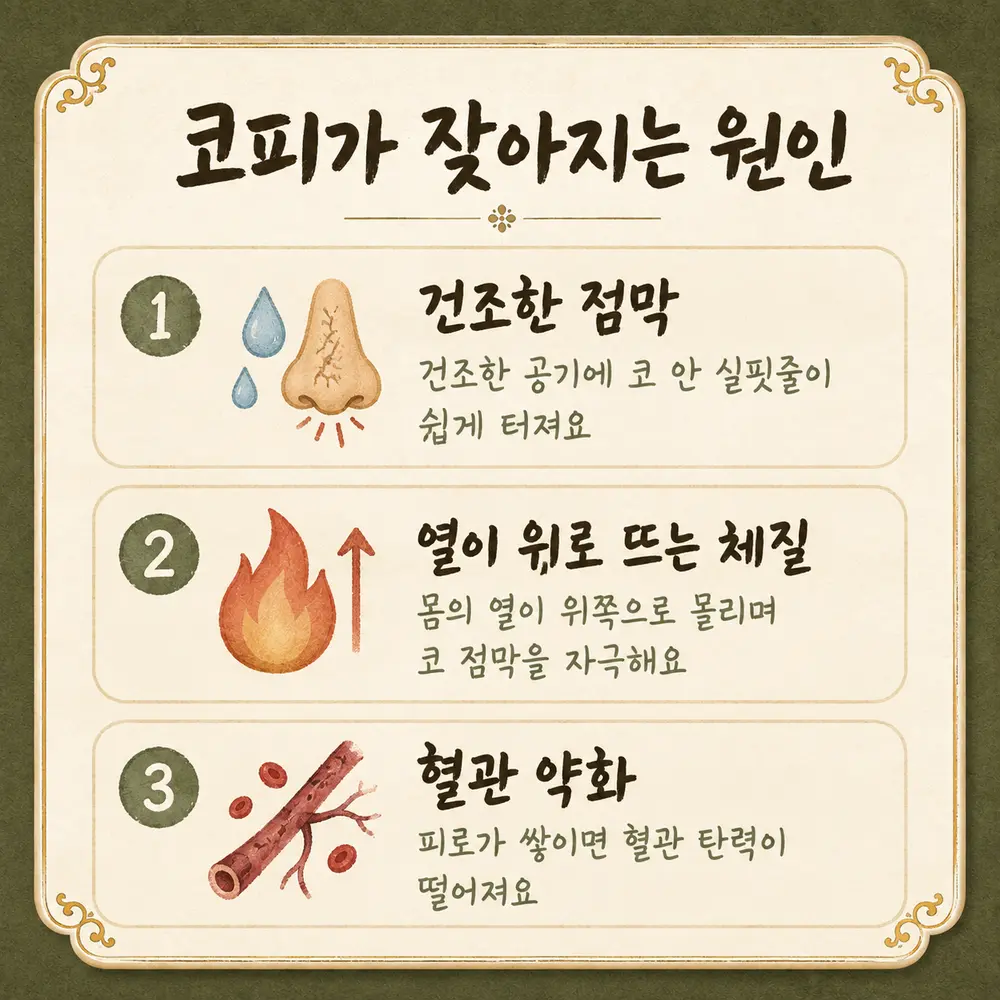 잦은 코피 한방치료 - 인천 송도 더율한의원
