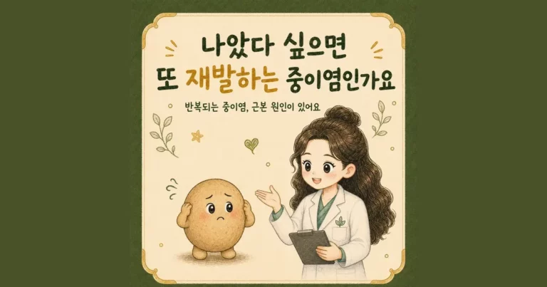 반복 중이염 한방치료 - 인천 송도 더율한의원