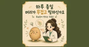 축농증 머리 무거움 한방치료 - 인천 송도 더율한의원