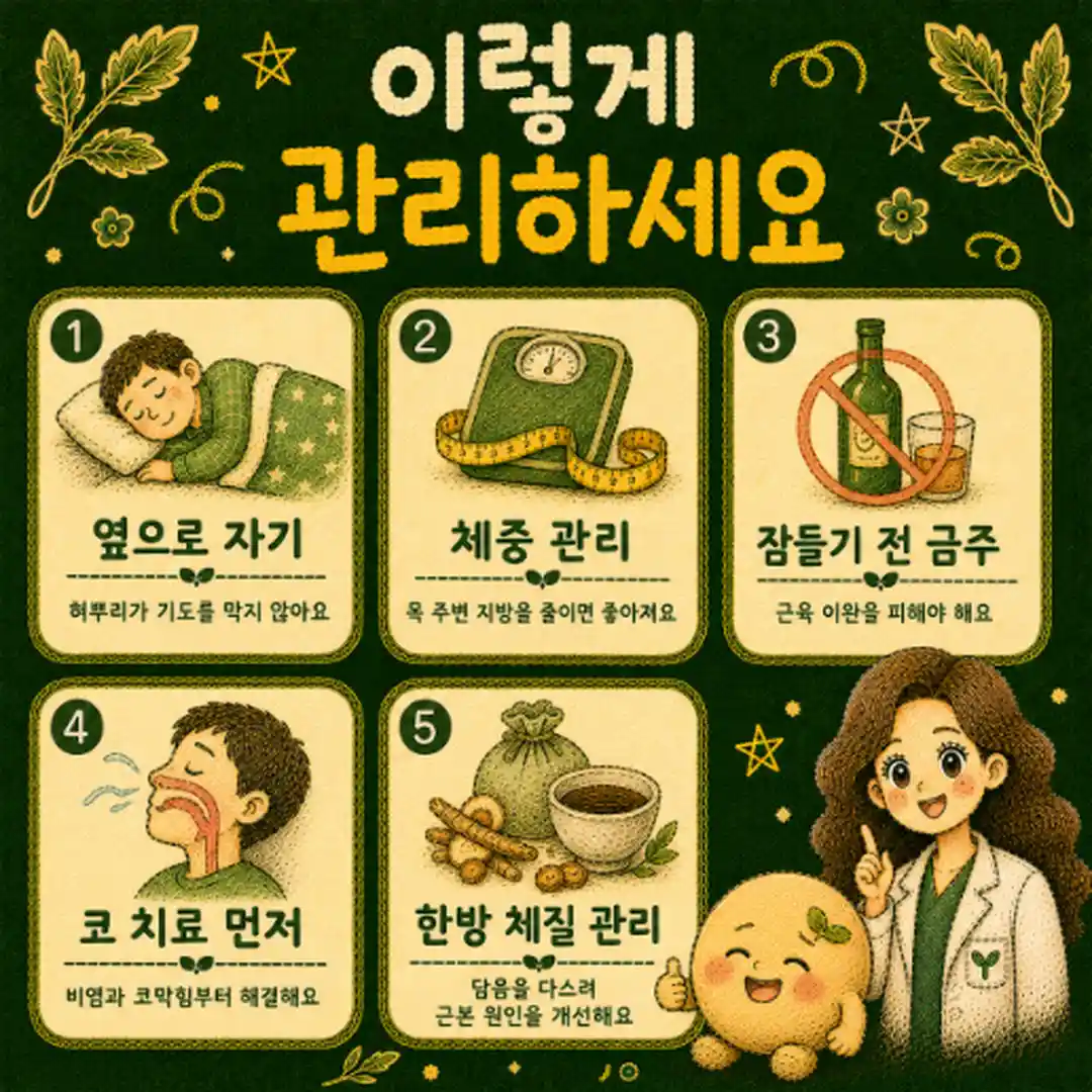 코골이 한방치료 - 인천 송도 더율한의원