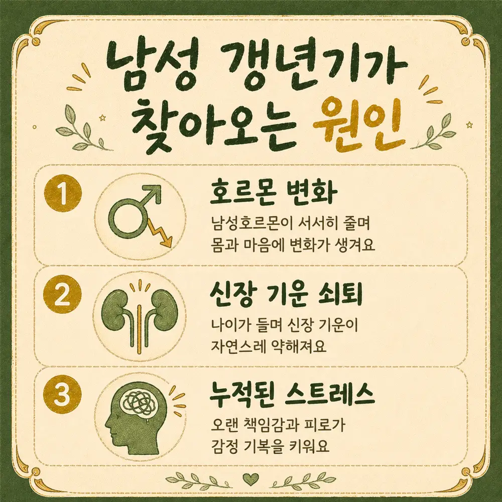 남성 갱년기 기분 변화 상담 - 인천 송도 더율한의원