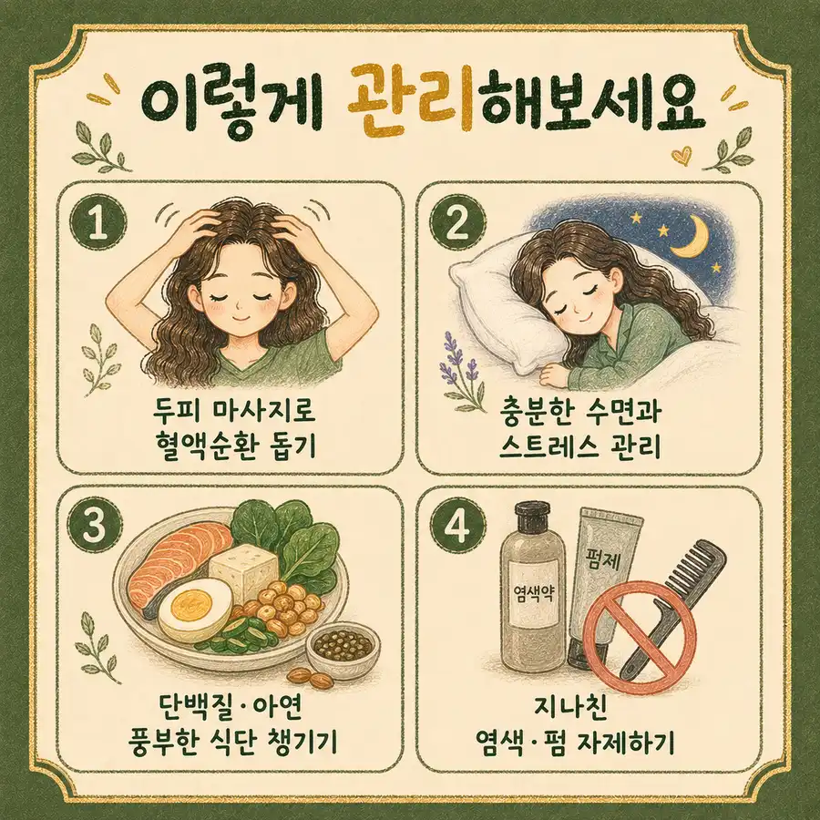 정수리 탈모 상담 - 인천 송도 더율한의원