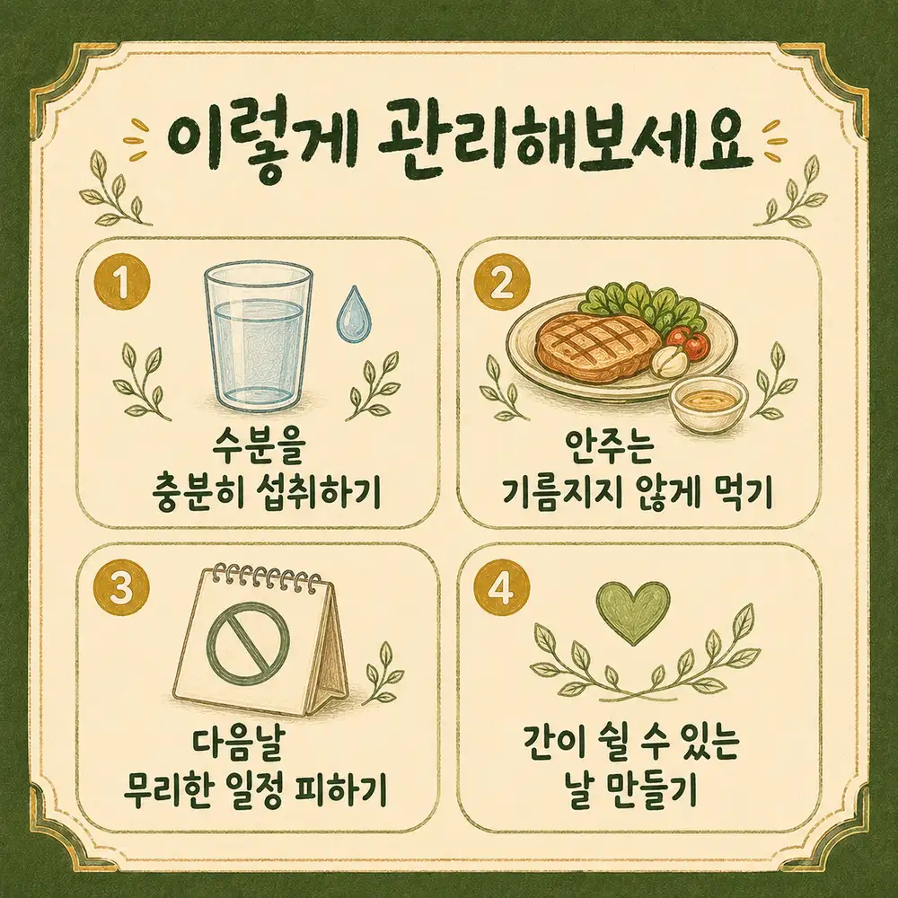 잦은 음주로 인한 피로 상담 - 인천 송도 더율한의원