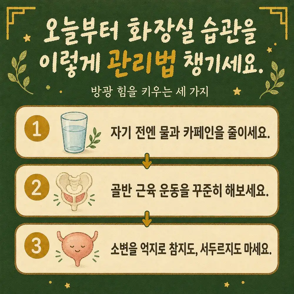 낮 빈뇨 상담 - 인천 송도 더율한의원