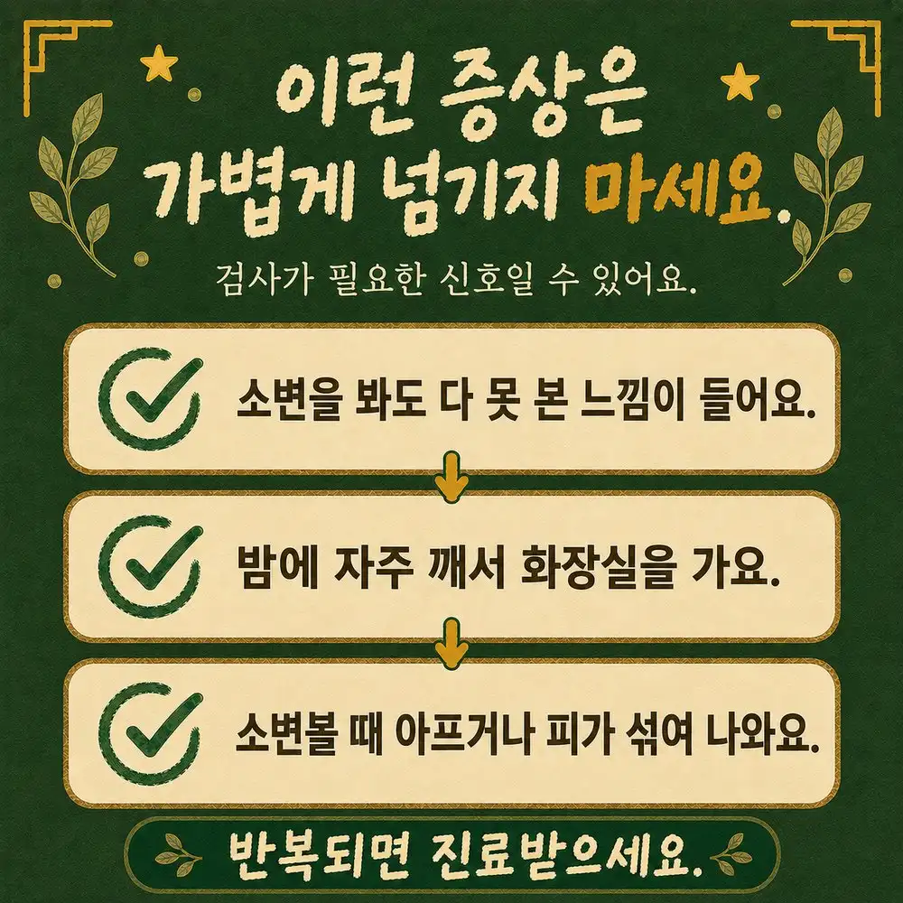 소변 줄기 약함 상담 - 인천 송도 더율한의원