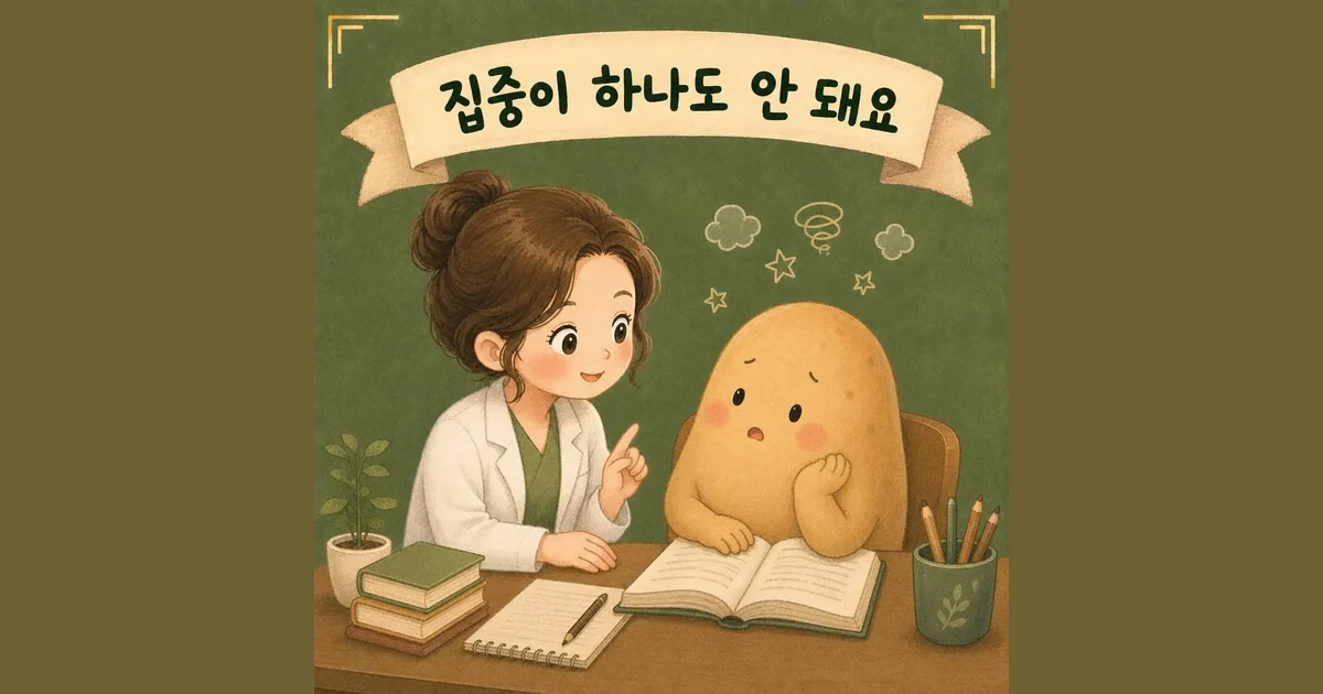 집중이 안 될 때 — 인천 송도 더율한의원 마음편한 클리닉