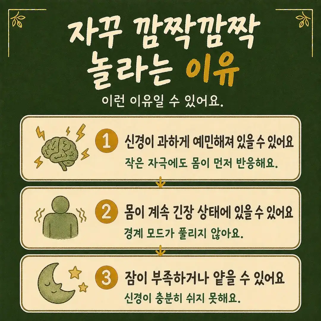 잘 놀라는 증상 한방치료 - 인천 송도 더율한의원